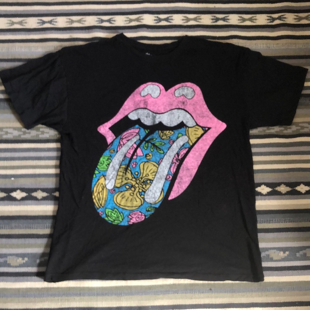 Black Rolling Stones T-Shirt